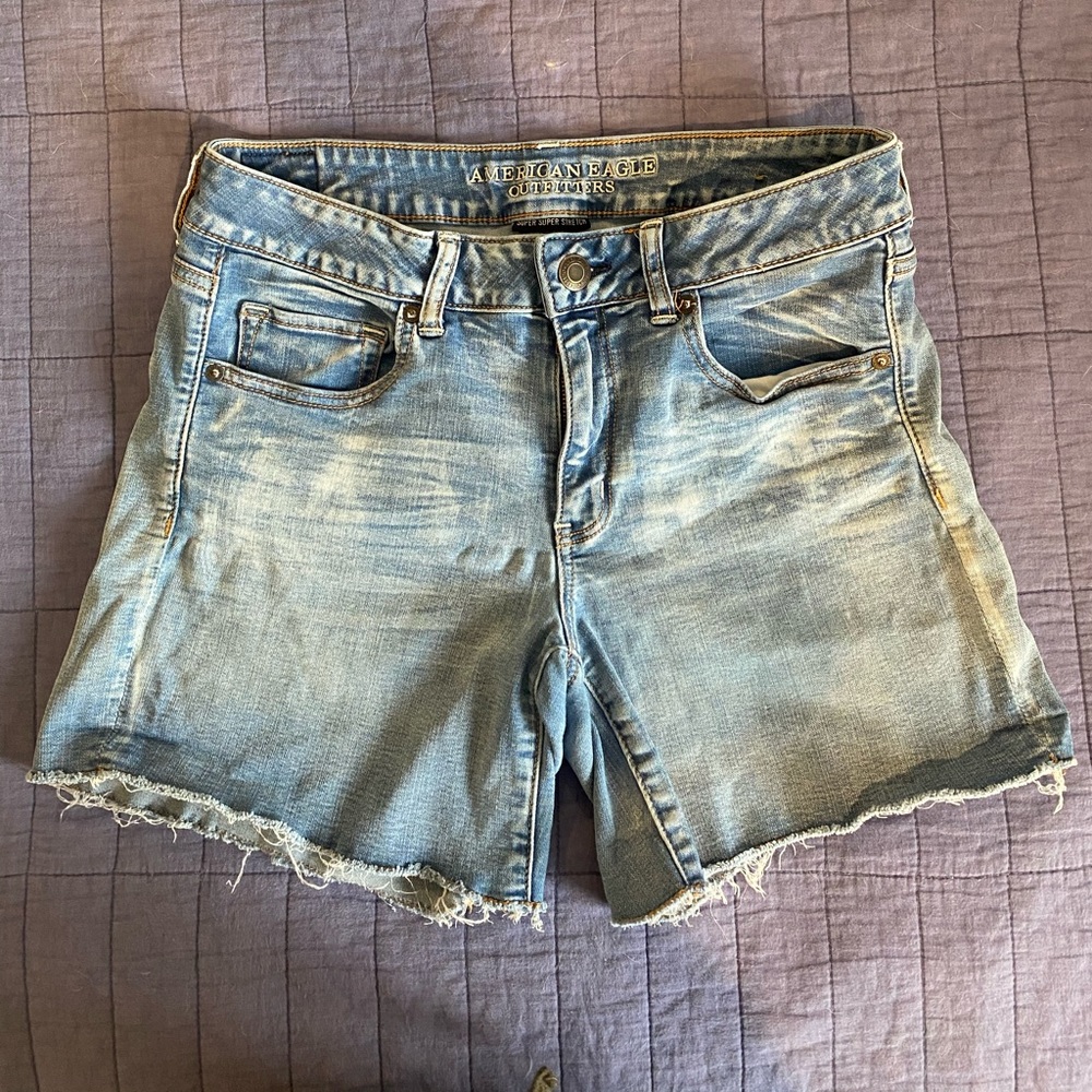 American Eagle Light Wash Shorts